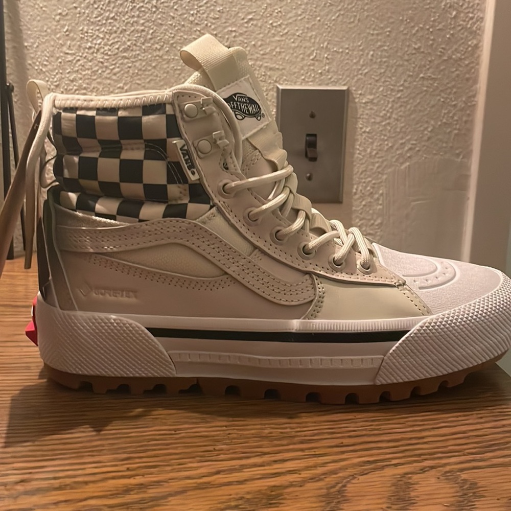 Vans sk8 hi gore-te checkerboard brand new
